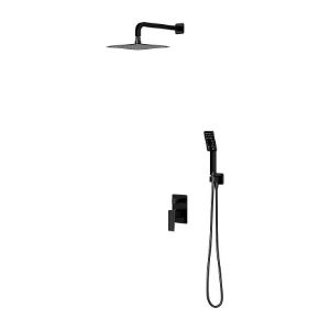 Paveikslėlis Parma paslėpta dušo sistema juoda