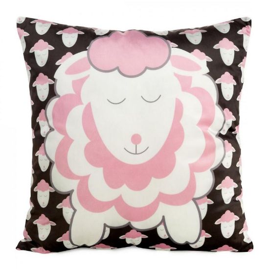 Užvalkalas D91/PO/Kids/7B 45x45 Velvetas juodai rožinis 404164 paveikslėlis