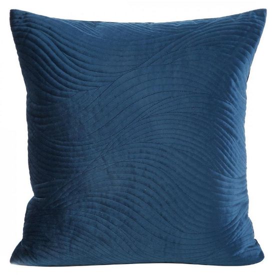 Užvalkalas pagalvei Ria5 45x45 tamsiai mėlyna 387826 paveikslėlis