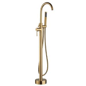 Evra laisvai pastatomas vonios maišytuvas auksinis paveikslėlis