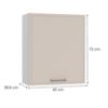 Virtuvės spintelė Brit W60 P/L beige paveikslėlis