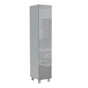Paveikslėlis Virtuvės spintelė Lucjan 40DK 2F 2100 LUX pilka