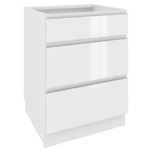Paveikslėlis Campari virtuvinė spintelė DSW6/3 baltas blizgesys B
