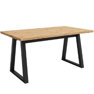 Paveikslėlis Iga stalas Artisan ąžuolas / juodas matas 160x90
