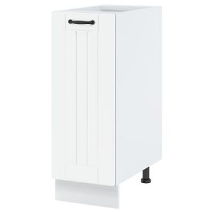 Virtuvinė spintelė Lora d3 balta + fr. balta bb paveikslėlis