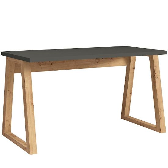 Rašomasis stalas Iga Graphite / Ąžuolas Artisan paveikslėlis