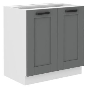 Paveikslėlis Virtuvinė spintelė Luna dustgrey/balta 80D 2F BB