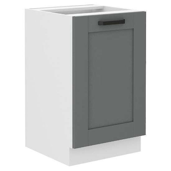 Virtuvinė spintelė Luna dustgrey/balta 50ZL 1F BB paveikslėlis
