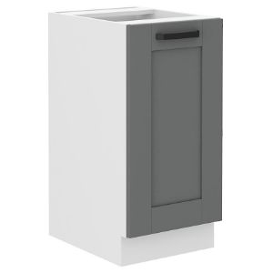 Paveikslėlis Virtuvinė spintelė Luna dustgrey/balta 40D 1F BB