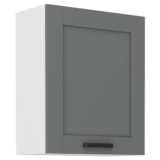 Virtuvinė spintelė Luna dustgrey/balta 60G-72 1F paveikslėlis