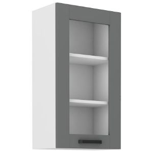 Virtuvinė spintelė Luna dustgrey/balta 40GS-90 1F paveikslėlis