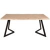 Stalas St-31 180x88 cm mdf oflis artisan metalinės kojos paveikslėlis