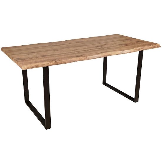 Stalas St-32 180x88 cm mdf oflis wotan metalinės kojos paveikslėlis