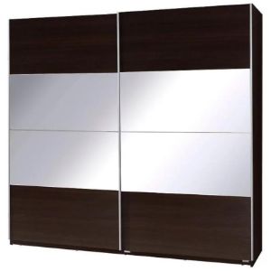 Paveikslėlis Spinta Twister 2 kaštoninis riešutmedis/lustro 225 cm