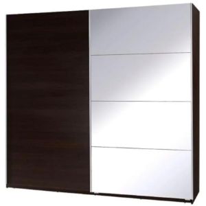 Paveikslėlis Spinta Twister 3 kaštoninis riešutmedis/lustro 225 cm