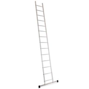 Paveikslėlis Vienetinės aliuminio kopėčios 14 pakopų 150kg