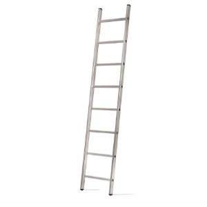 Paveikslėlis Viengubos 8 pakopų aliuminio kopėčios 125 kg BL