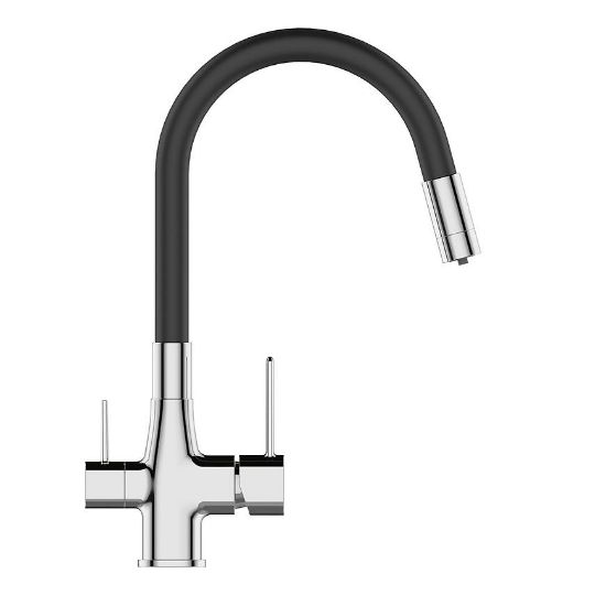 Trend chromo kriauklės maišytuvas su filtru paveikslėlis