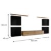 Vitrina Switch IV Line Black/Wotan paveikslėlis