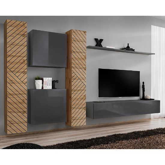 Vitrina Switch VI Line Wotan/Graphite paveikslėlis