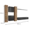 Vitrina Switch VI Line Wotan/Graphite paveikslėlis