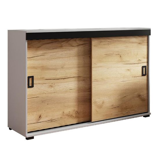 Spintelė Retro 120 balta/Craft + juodos rankenos paveikslėlis