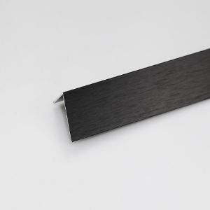 Paveikslėlis Aliuminio kampuočiai juodi 20x10x1000