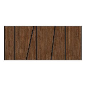Paveikslėlis Frezuota plokštė Slant wenge 65x29 cm MDF