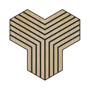 Paveikslėlis Frezuota plokštė Trijų ąžuolų MDF