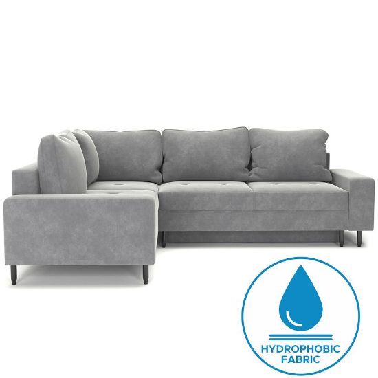 Kampinė sofa Havana Monolith 85 Kampinė sofa su funkcine funkcija kairėje pusėje paveikslėlis