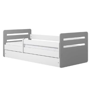 Rodyti išsamią informaciją apie Vaikiška lova su stalčiumi Tomi mix pilka 80x160 Vaikiška lova su stalčiumi Tomi mix pilka 80x160 paveikslėlis