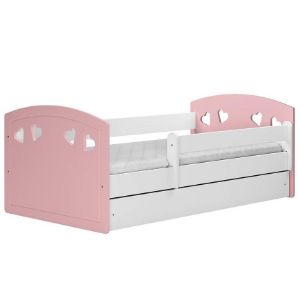 Rodyti išsamią informaciją apie Julia vaikiška lova su čiužiniu mix pudros rožinė 80x160 Julia vaikiška lova su čiužiniu mix pudros rožinė 80x160 paveikslėlis