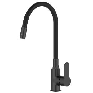 Rodyti išsamią informaciją apie Ksanti kriauklės maišytuvas juodas Ksanti kriauklės maišytuvas juodas paveikslėlis