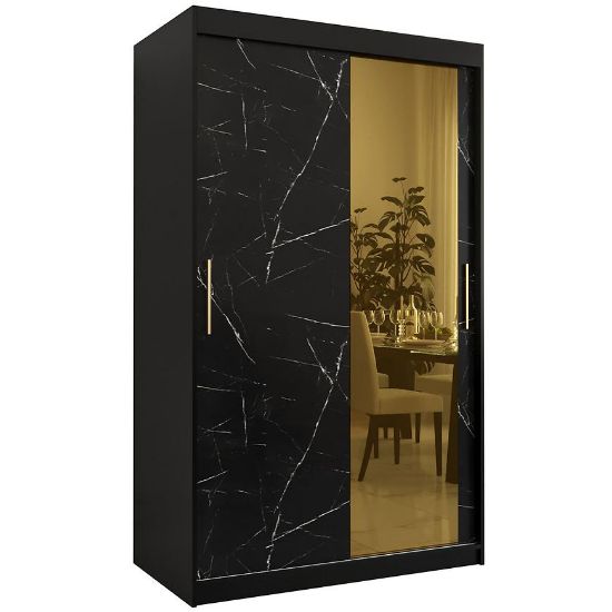 Platinum T2 150 spintelė juodas marmuras/juoda paveikslėlis