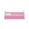 Vaikiška lova Classic 2 su čiužiniu ir stalčiumi Pink 80x160 paveikslėlis