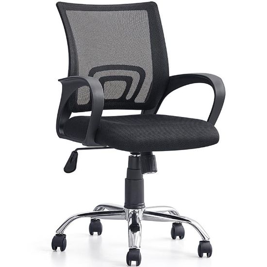 Pasukama kėdė Cyrus C104 juoda/chromas paveikslėlis