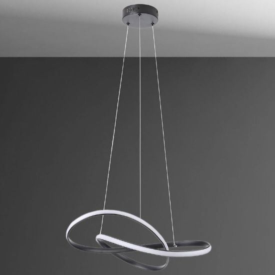 ORBIT juoda AH-ORLED28BL LED LW1 lempa paveikslėlis