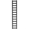 Vonios kambario šildytuvas KP Ladder 160/30 juodas paveikslėlis