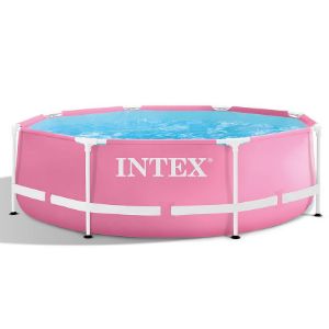 Paveikslėlis Apvalaus rėmo baseinas 2,44x0,76 m PINK INTEX 28290NP
