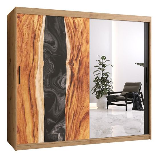 Spinta Resin II 200 Ąžuolas Artisan / veidrodis paveikslėlis