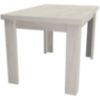 Mažas sulankstomas stalas Kora 120/160x80cmx80 kraftas baltas paveikslėlis