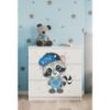 Vaikiška komoda Babydreams White - Raccoon paveikslėlis