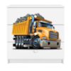 Vaikiška komoda Babydreams White - Truck paveikslėlis