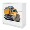 Vaikiška komoda Babydreams White - Truck paveikslėlis