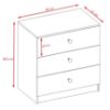 Babydreams White Children's Chest - formulė,1 paveikslėlis