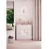 Vaikiška komoda Babydreams White - Konik paveikslėlis