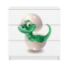 Vaikiška komoda Babydreams White - Dino paveikslėlis