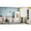 Vaikiška komoda Babydreams White - Teddy Bear Flowers paveikslėlis