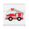 Vaikiška komoda Babydreams White - Fire brigade paveikslėlis