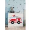 Vaikiška komoda Babydreams White - Fire brigade paveikslėlis